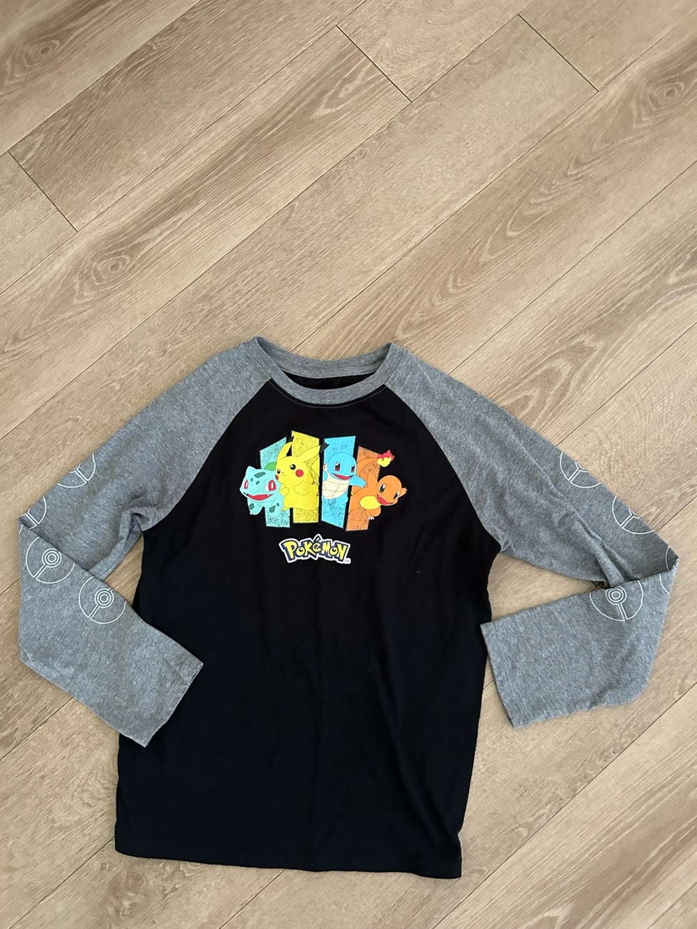 Pokemon Black Gray Shirt